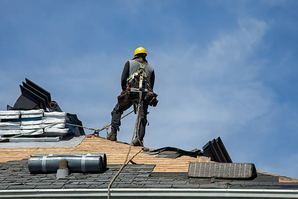 Professional Roof Installation technician working in Hopewell, OH